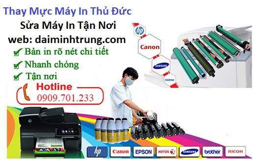 Top 10 thay mực máy in Quận Thủ Đức cực nhanh